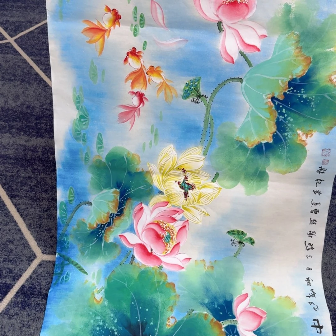 国画国画作品山水花鸟