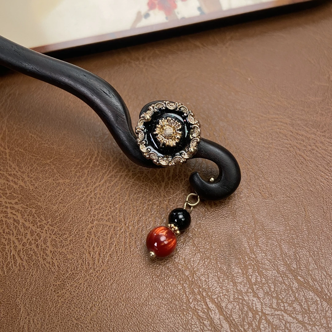 曜夜华宴高定版18公分单钗发簪