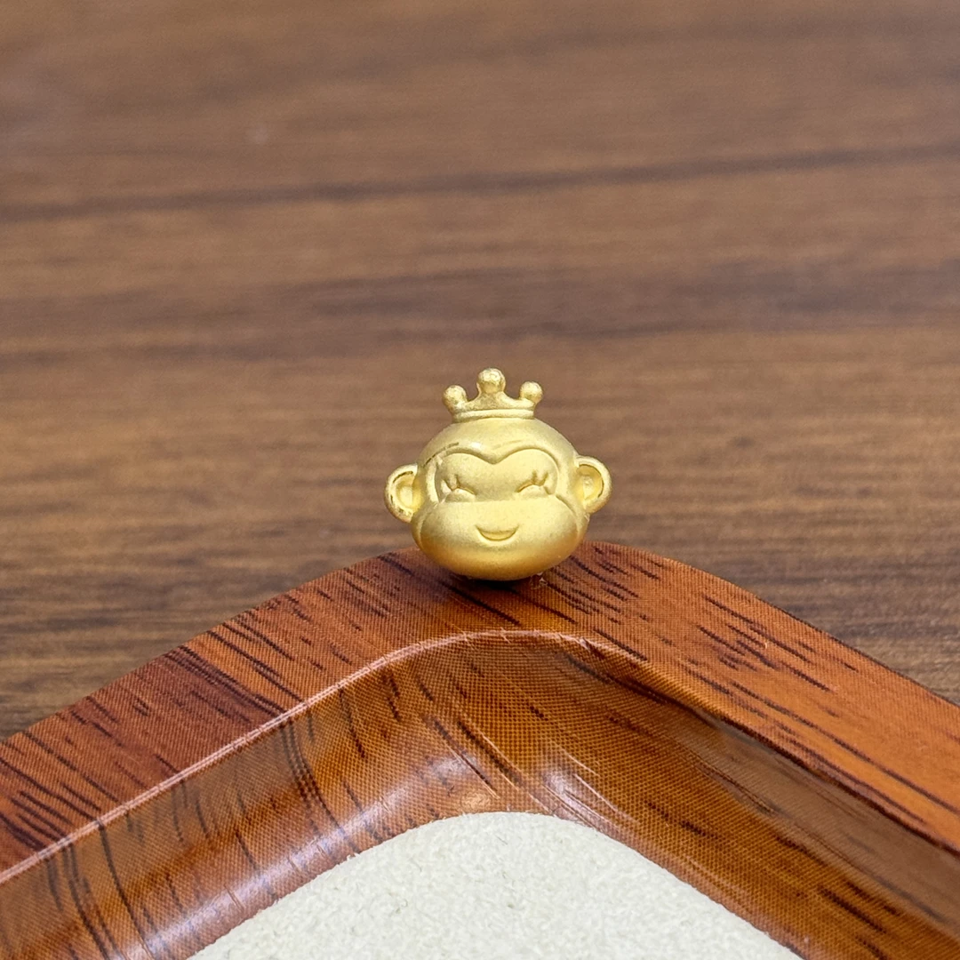 水贝黄金足金999吉吉国王-皇冠猴DP2131