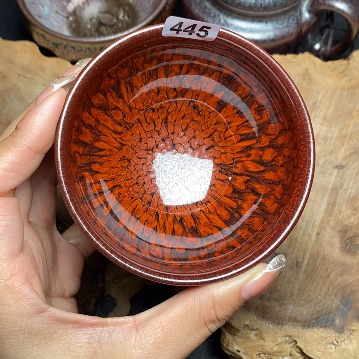 茶盏建窑建盏主人杯445