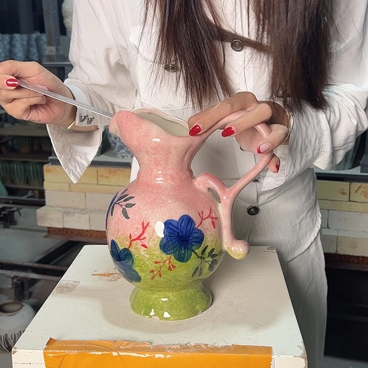 景德镇陶瓷花瓶微瑕介意勿拍