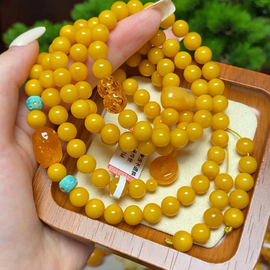 【闪购商品】未镶嵌颈饰蜜蜡项链