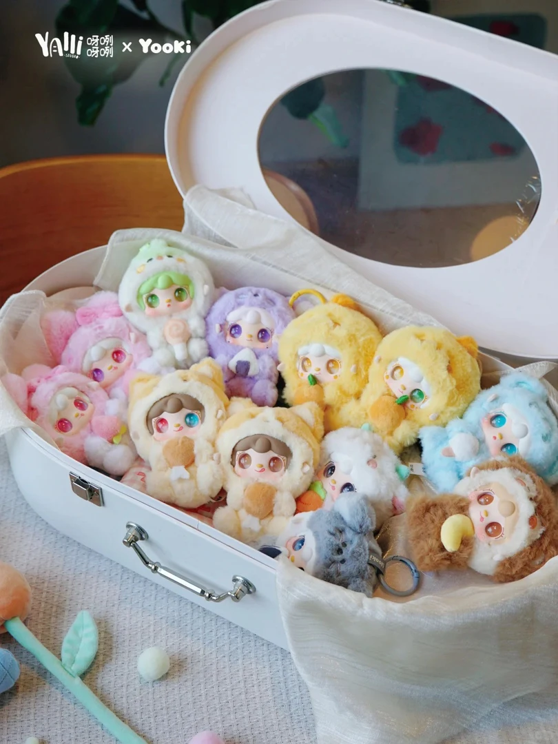 【拆盒】氧氧yooki抱抱美食店系列潮玩毛绒盲盒