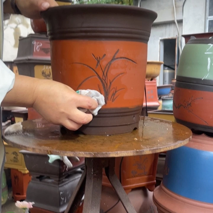 24红高栏花盆紫砂花盆紫砂