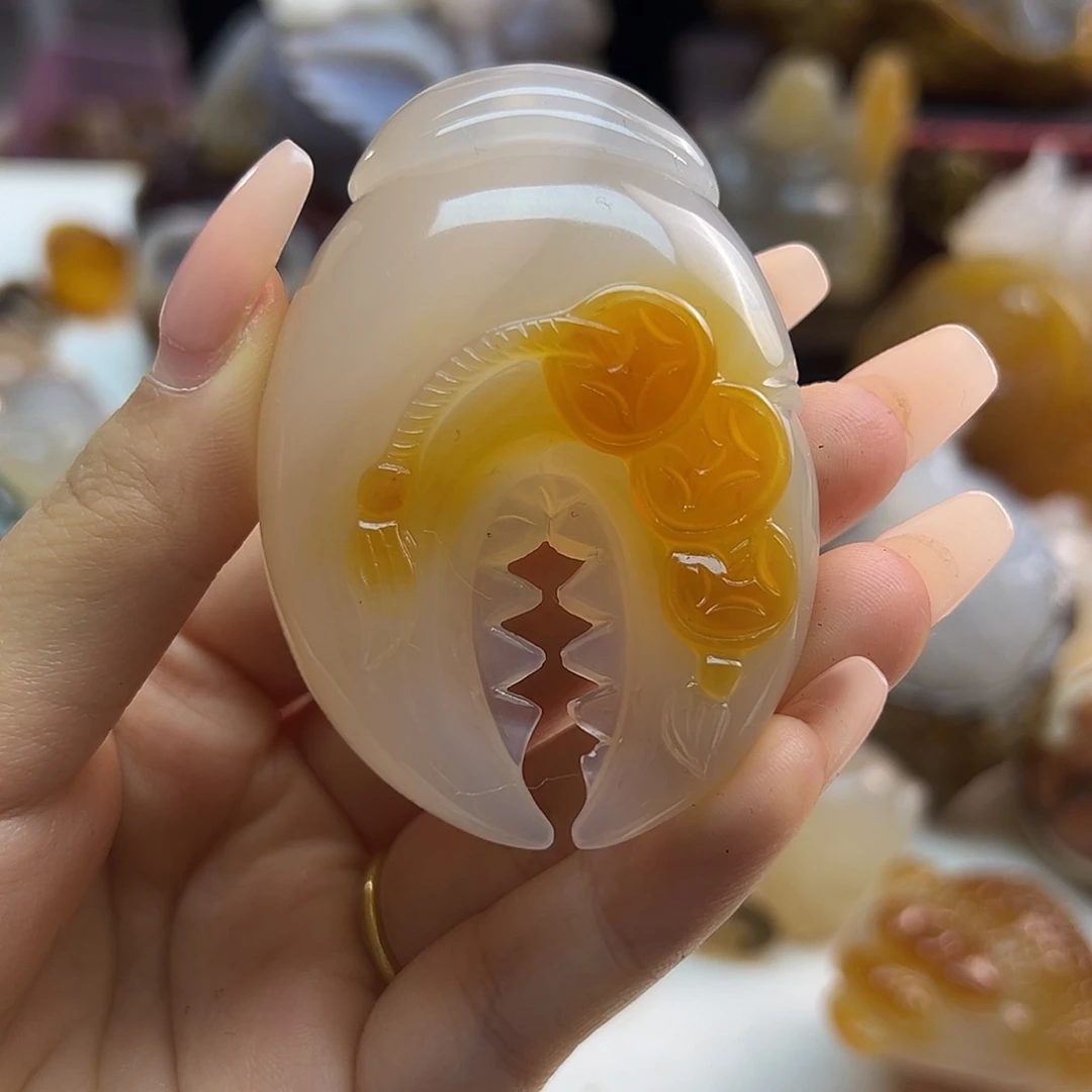 玛瑙/玉髓合金颈饰