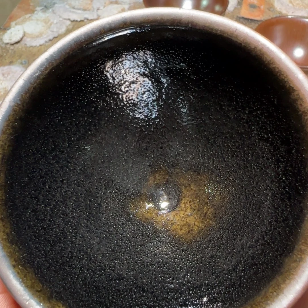 柴烧建盏茶盏茶杯628
