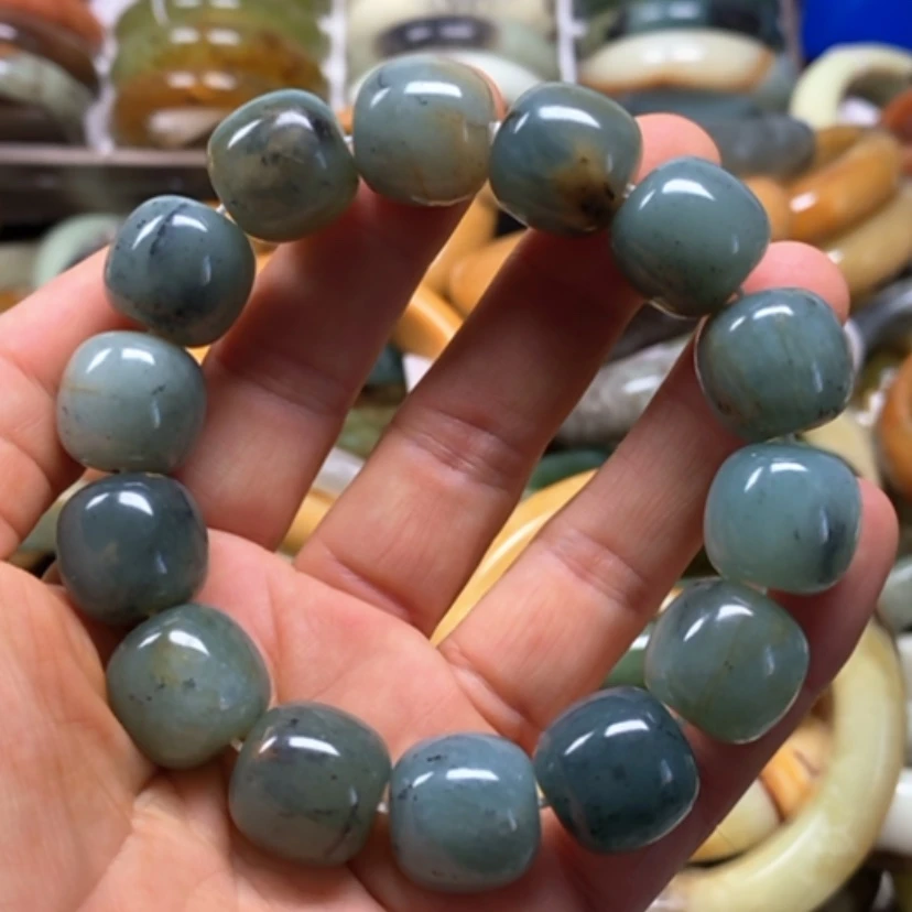 【闪购商品】蛇纹石玉未镶嵌手镯