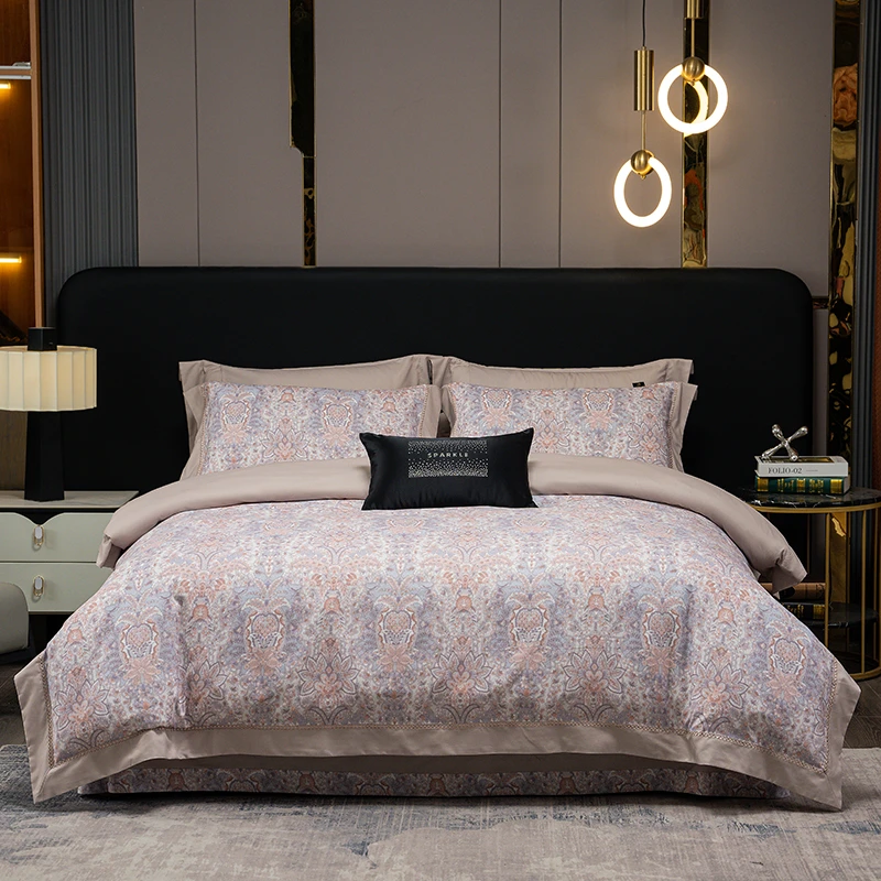 【爆款】数码印花高精密四件套四季款--繁华