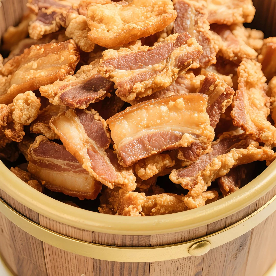 【配料干净】猪油渣酥脆皮五花肉脂渣油炸特产香酥猪肉脂渣零食