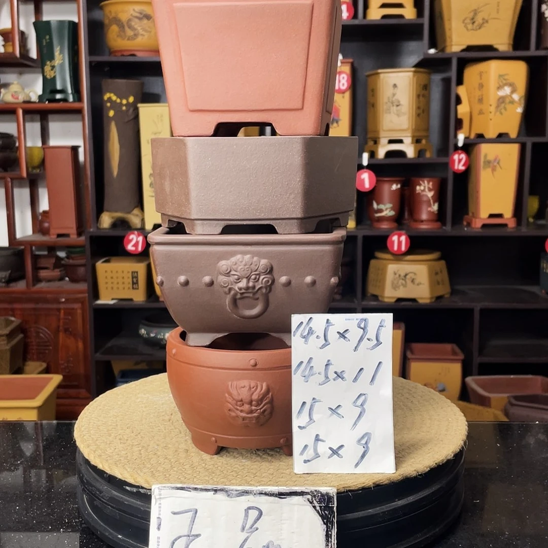 紫砂D-婉秋紫砂花盆