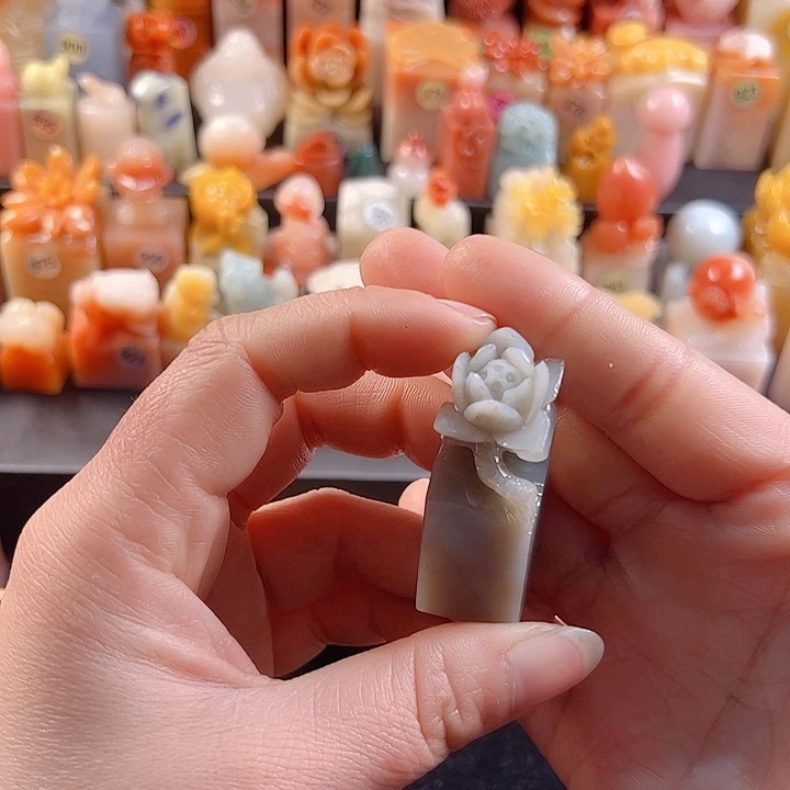 云南石印石1.8厘米，莲花