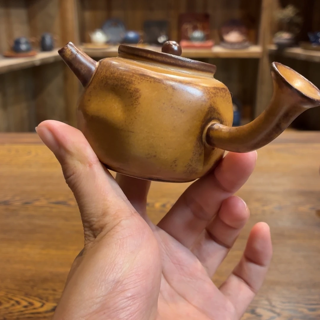 柴烧老岩泥茶器皿