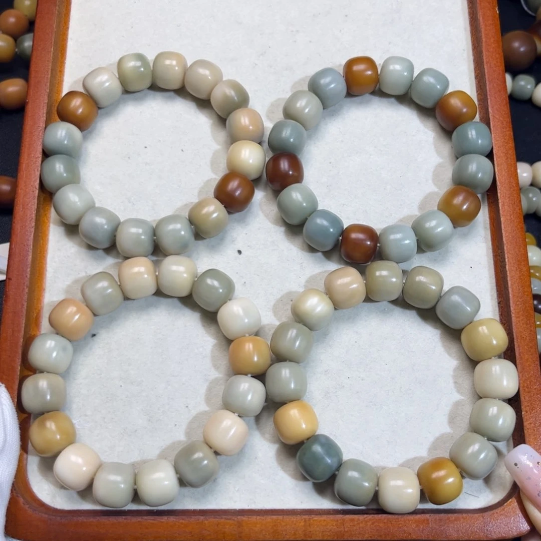 菩提根/象牙果吊坠干磨15桶珠 可挑选