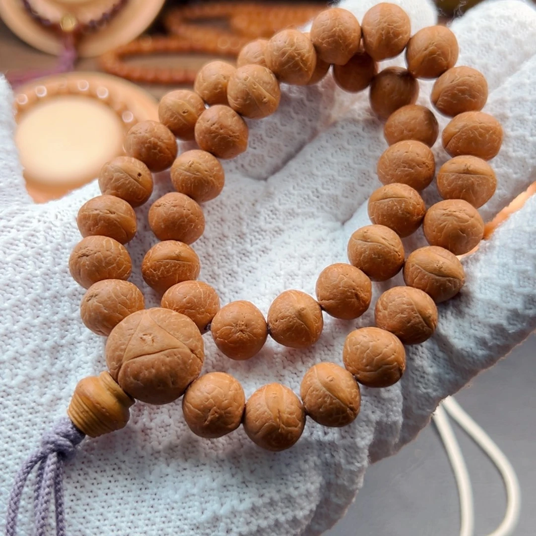 手串凤眼菩提12mm尼泊尔凤眼单仓铁籽手持双圈