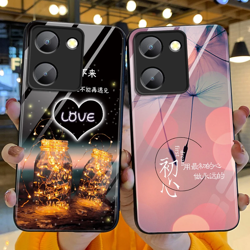 适用vivoy100手机壳新款y100i玻璃壳y100t高级LOVE长续航版y100+