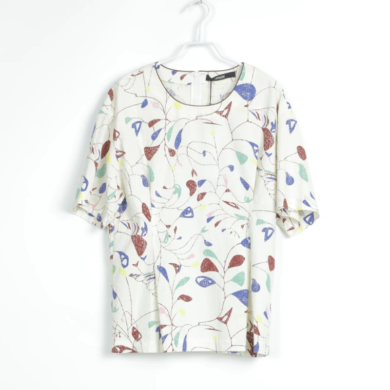 啦娜菲LANAFAY夏季印花T恤0C539春风化雨