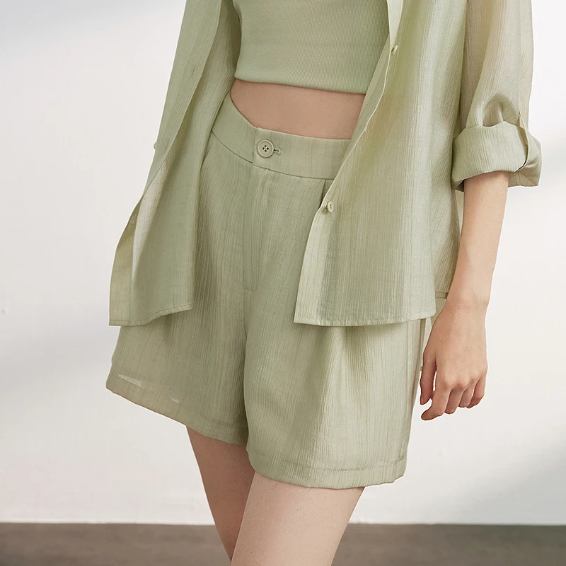 【羊羊粉丝专享】MOFAN摩凡夏新款冰淇淋色休闲裤MBK463354