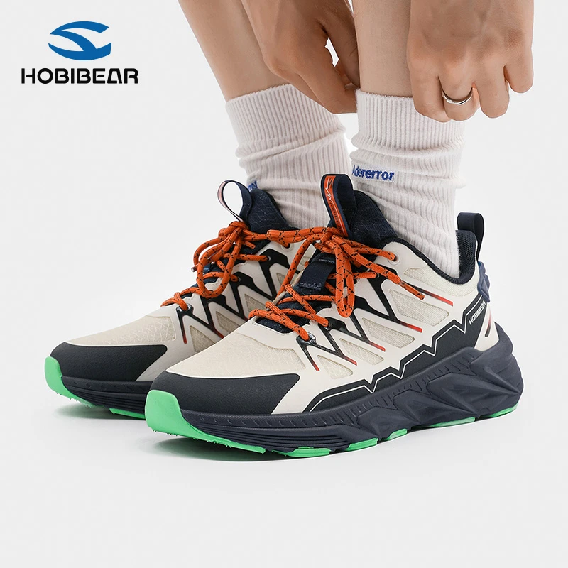HOBIBEAR男鞋2026上新男鞋休闲舒适百搭轻便户外减震运动鞋