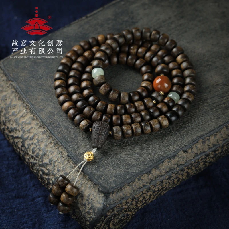 【重华岁贡】沉香手串-沉水赛级留疤老白棋桶珠手串多圈