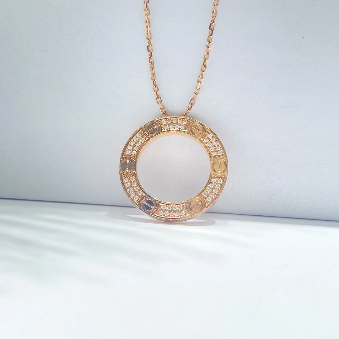 【涂涂高定珠宝】18K大饼满钻项链GHJ多样性发其一