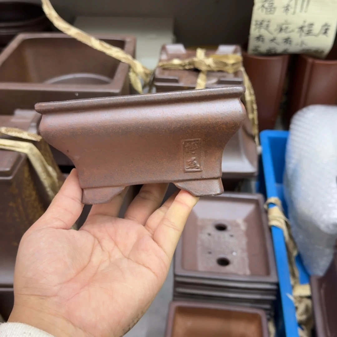 紫砂花盆宜兴紫砂正品13x6