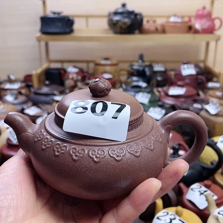 恩***母茶壶紫砂微瑕紫砂