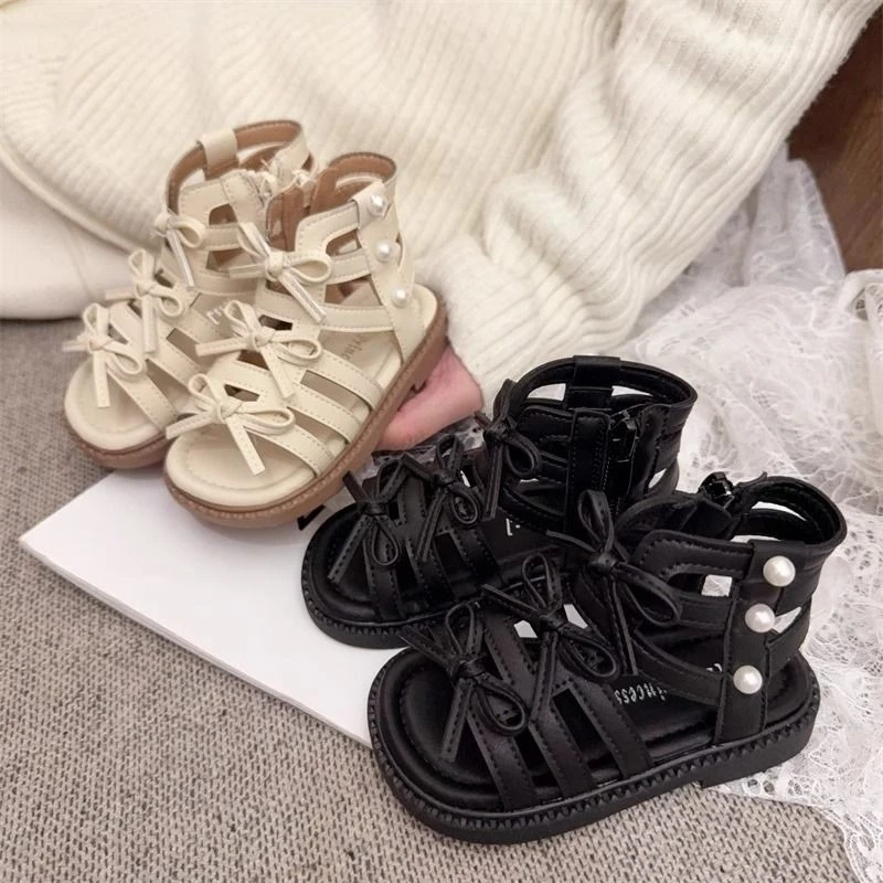 16-30码女童软底儿童罗马凉鞋女宝宝夏季透气镂空鞋子夏款公主鞋