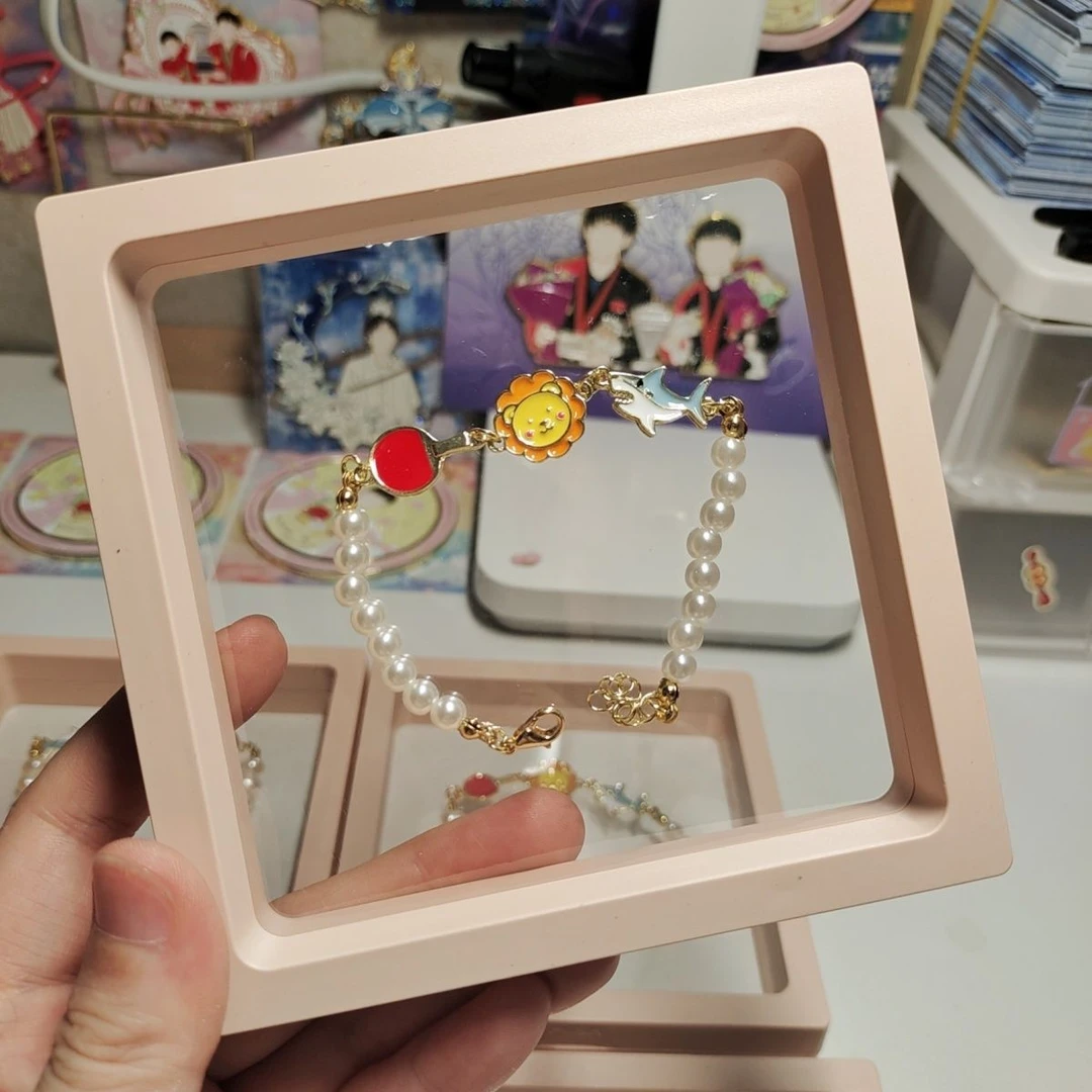 莎头珍珠手链小鲨鱼小狮子5114王楚钦孙颖莎饰品应援周边小清新