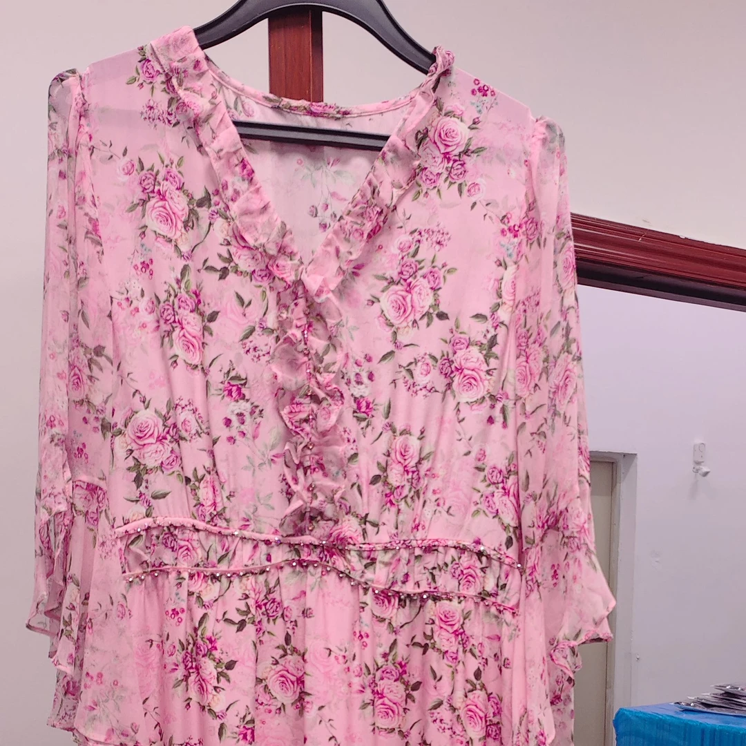 【2024-真丝原创】重磅100桑蚕丝连衣裙Y25-50