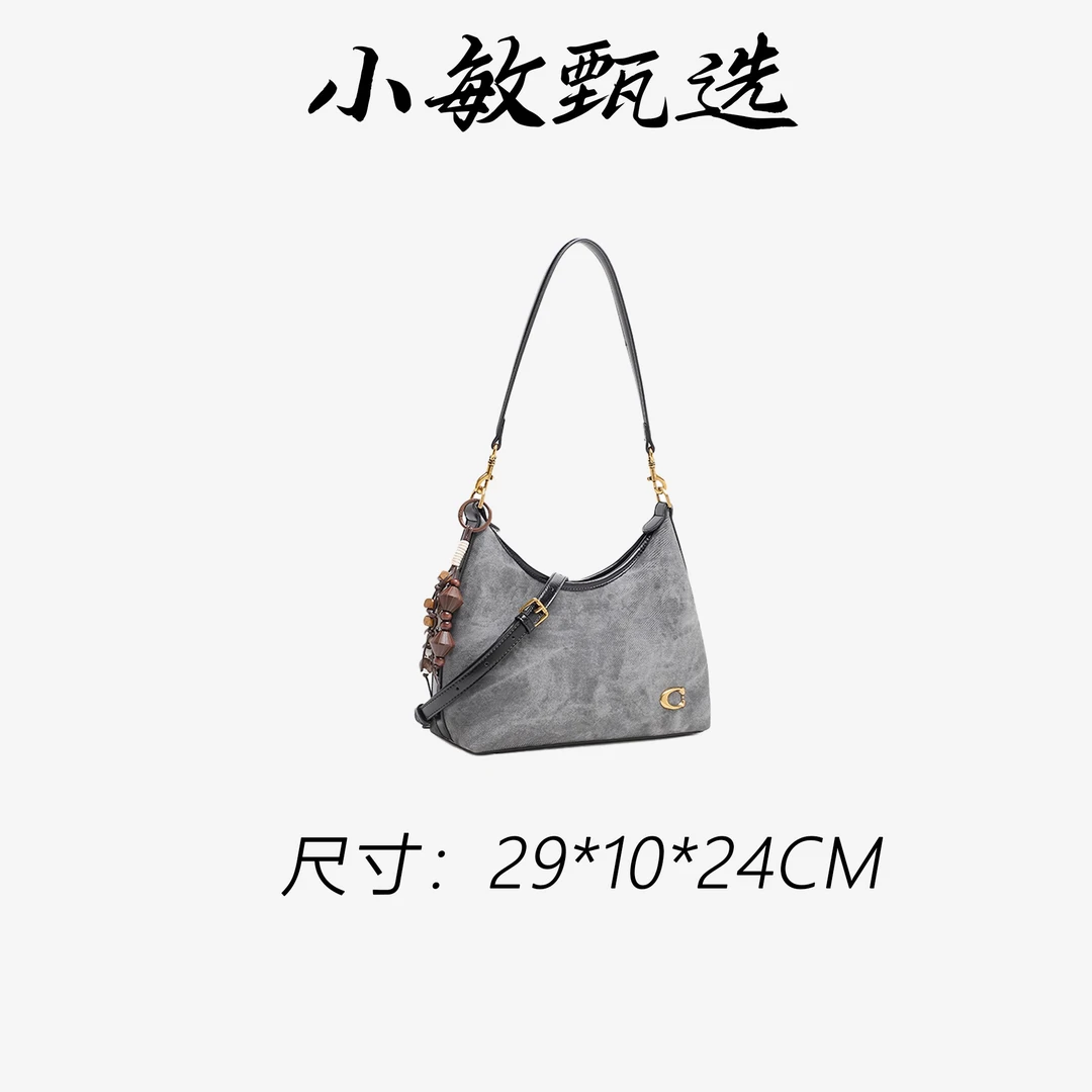 【小敏精选】渠道货QYX-81653-1-黑色时尚轻奢百搭单肩女士手提包