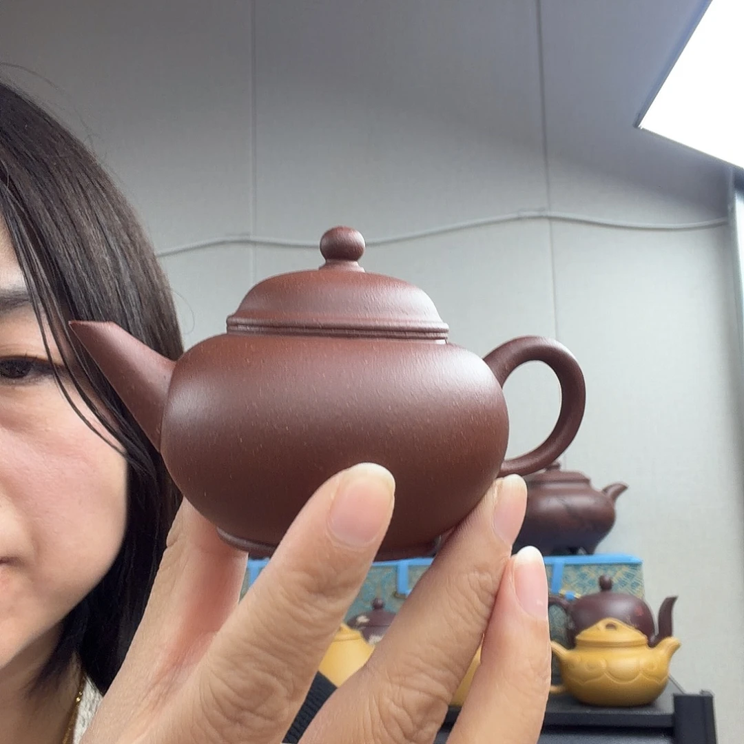 水平壶110cc紫泥的