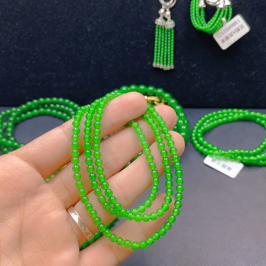 翡翠未镶嵌项链卡4