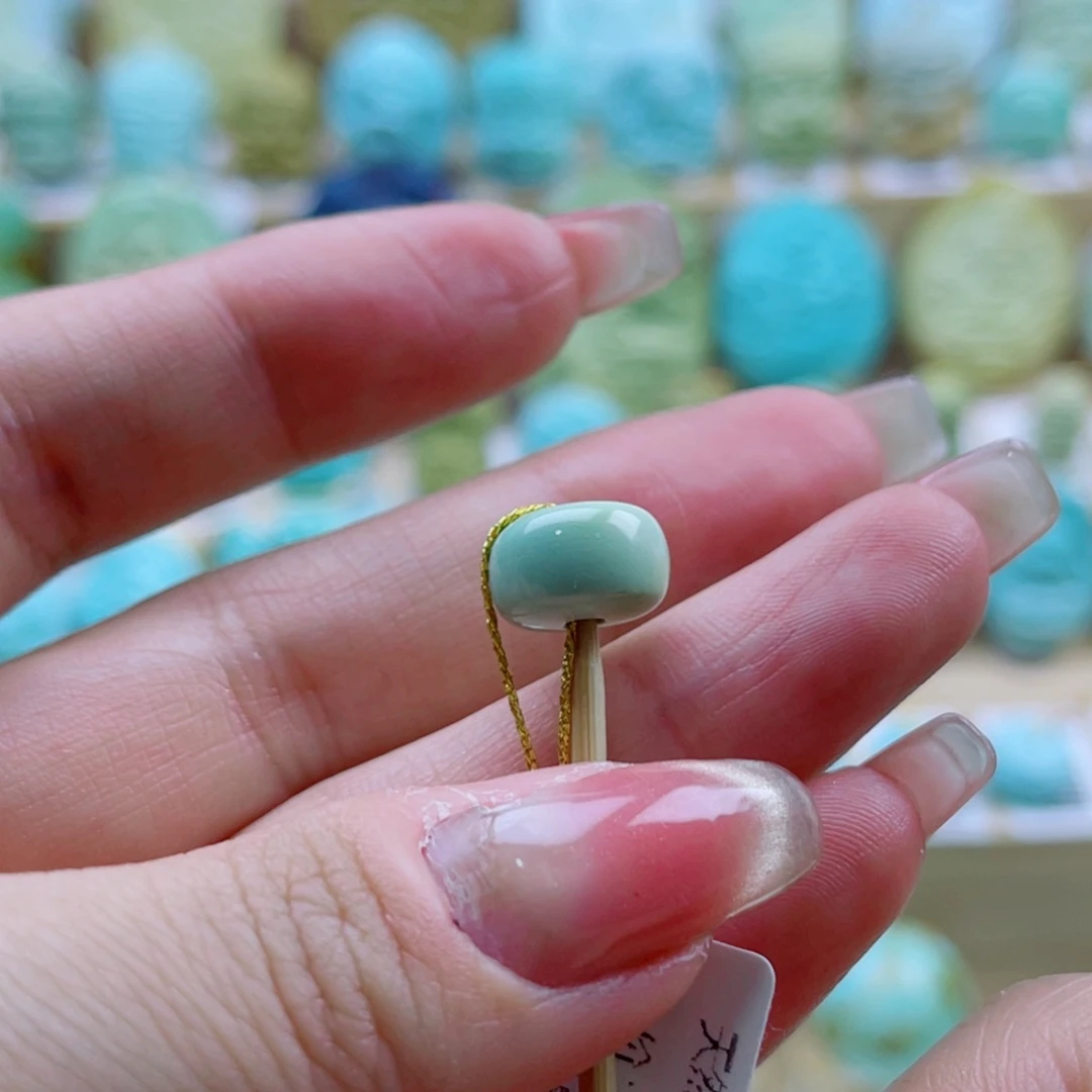 绿松石未镶嵌珠宝奇石11mm