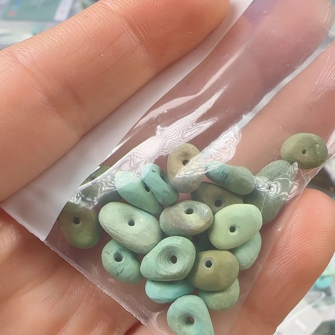 绿松石珠宝半成品未镶嵌