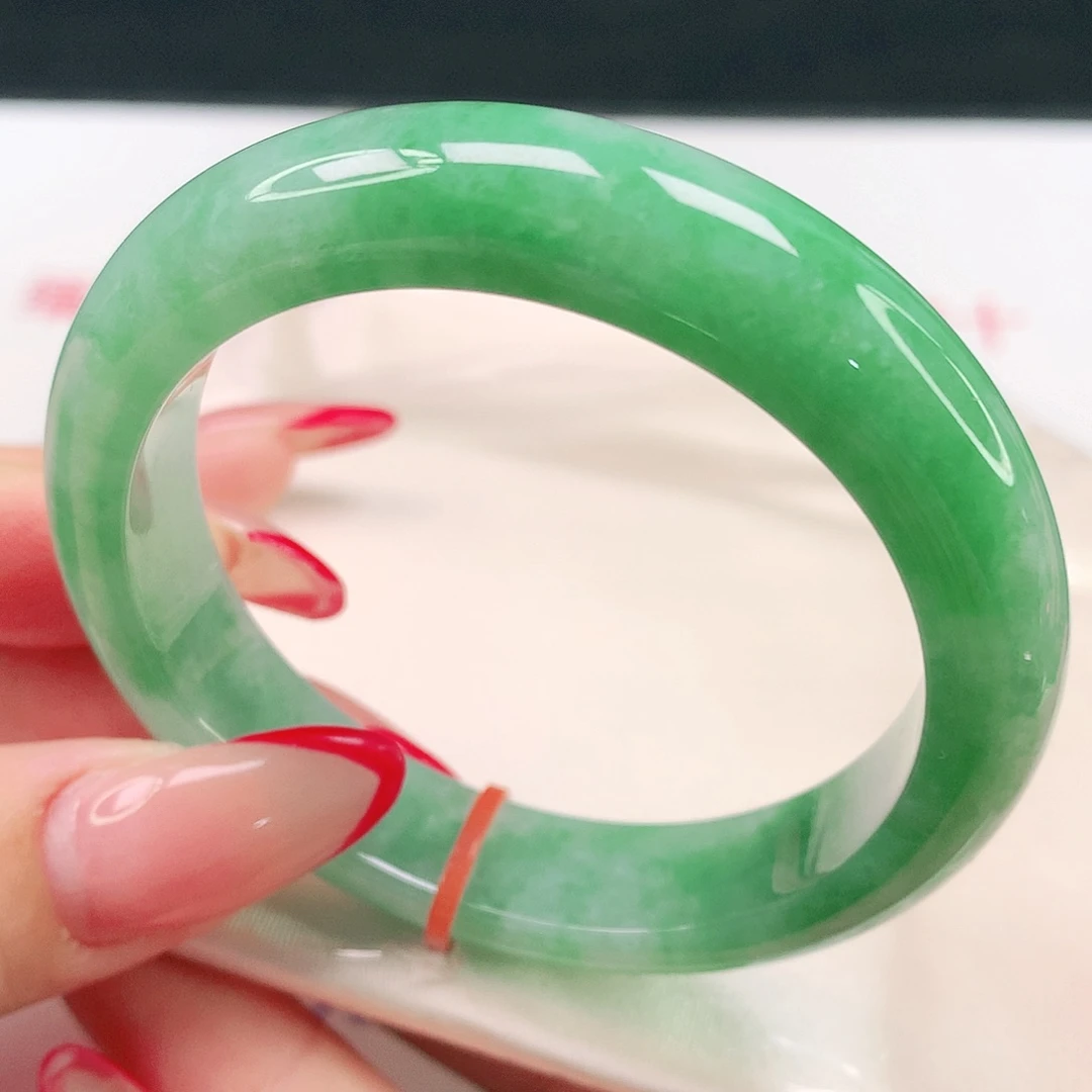 翡翠未镶嵌手镯天然翡翠1510