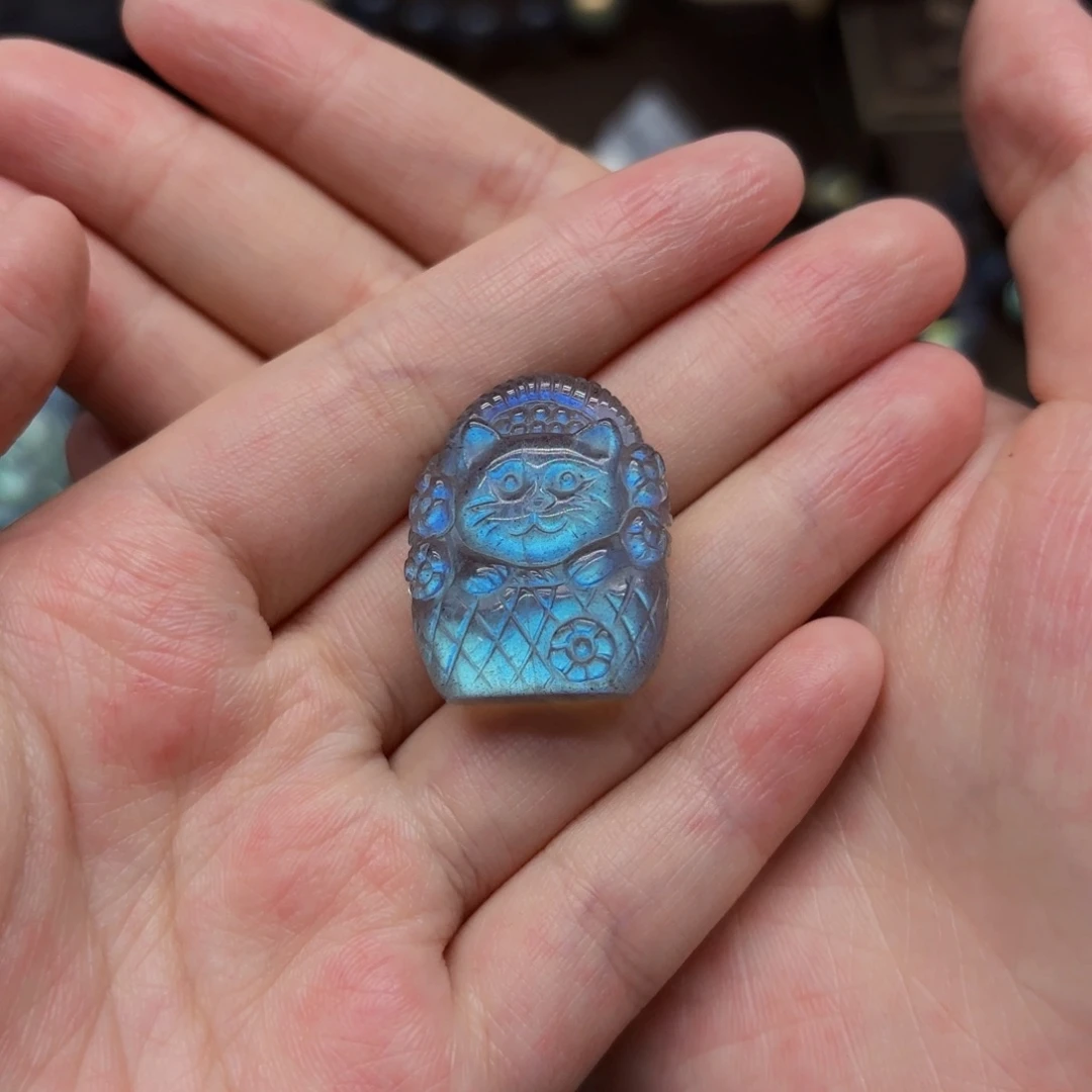 长石未镶嵌裸石小猫