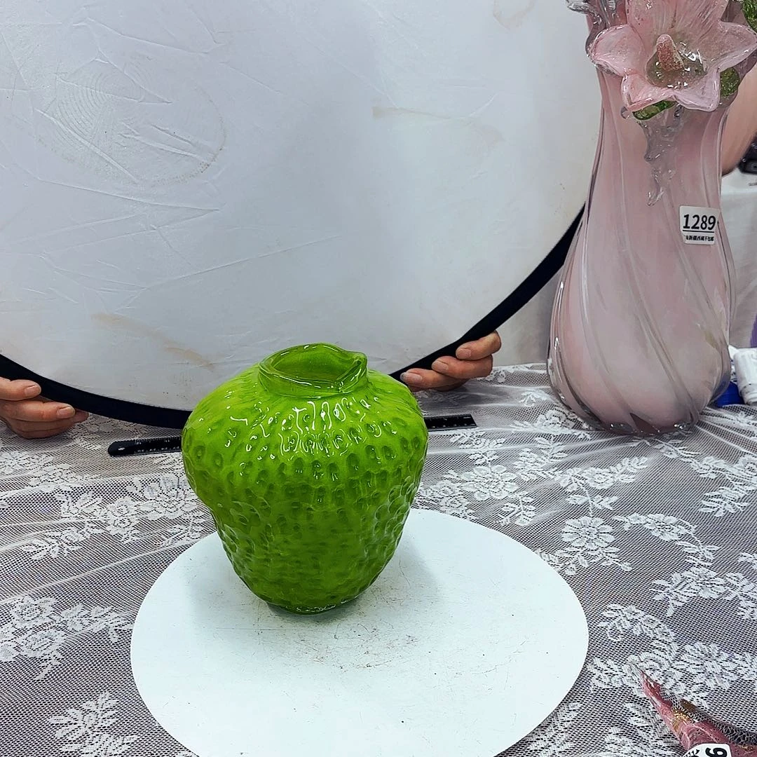 琉璃花瓶花器摆件艺术品