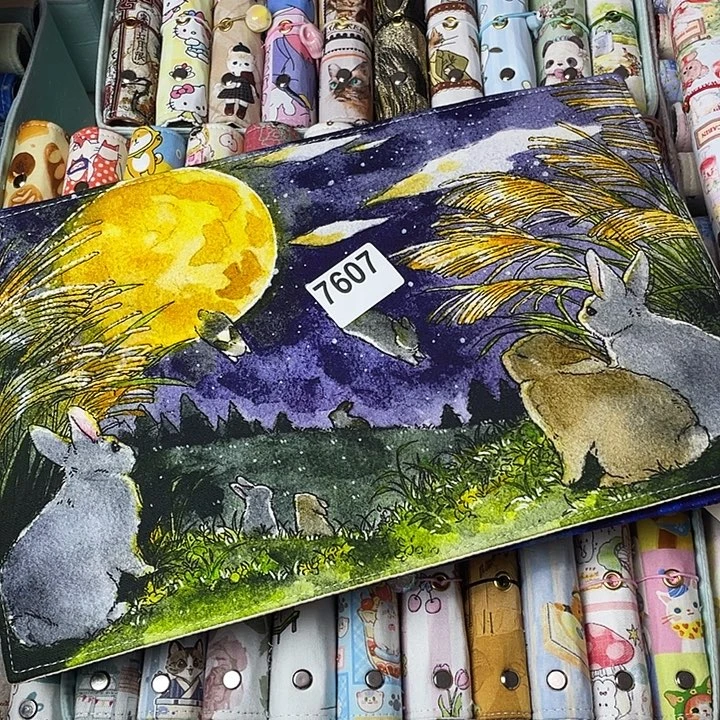 织绣A5活页不带纸7607