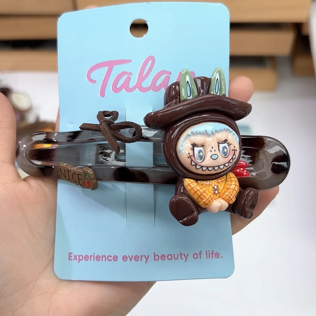 铁合金皮质懒人夹