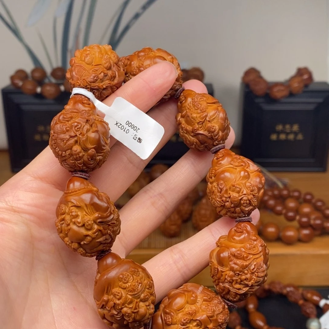 手串橄榄核曹华老师许静健老师联名款百子弥勒
