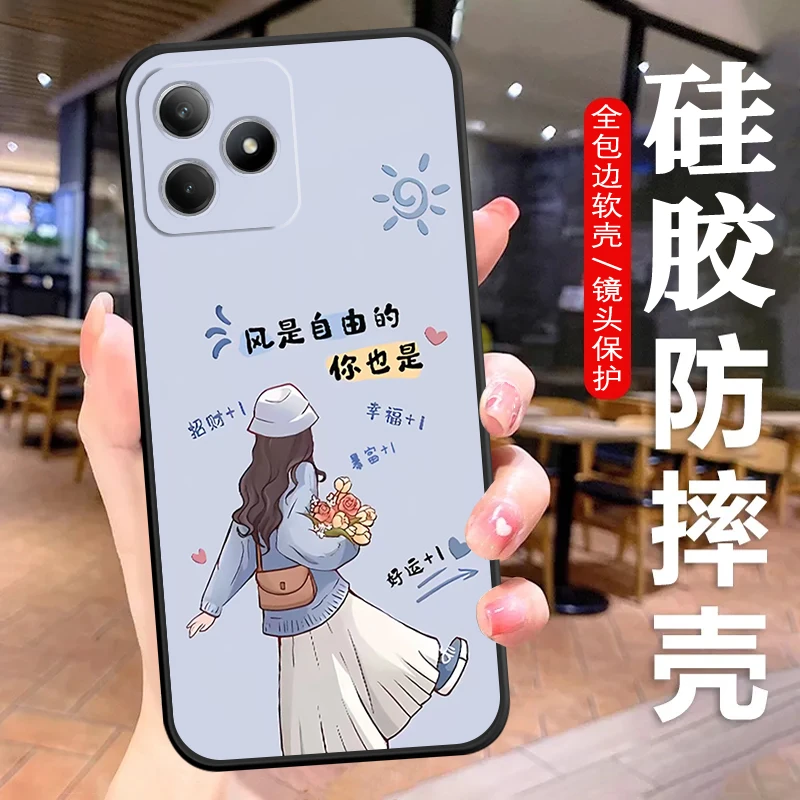 华为Hi畅享80s手机壳JLG-AN00硅胶防摔全包边软壳卡通男女耐脏新