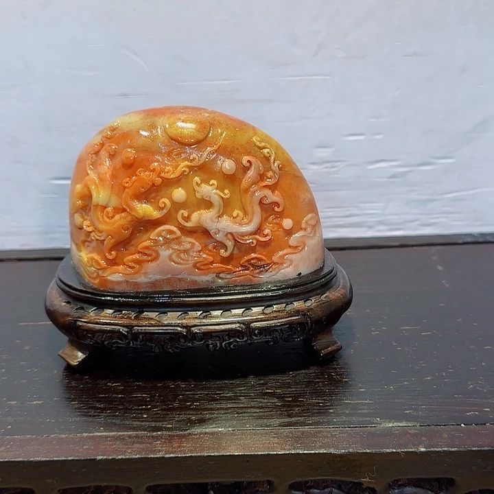 ∑***l寿山石昌化田黄摆件精品