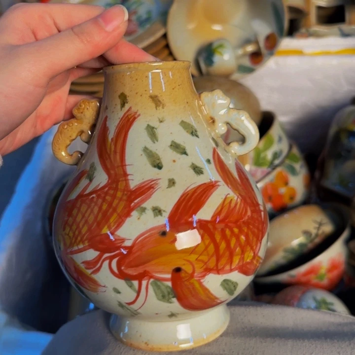 瓷片景德镇陶瓷手工手绘