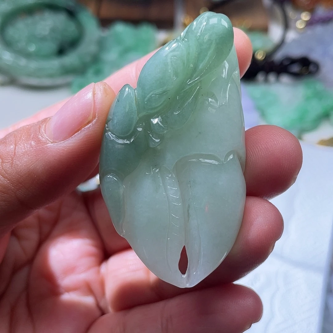 颈饰未镶嵌翡翠翡玉缘翡翠