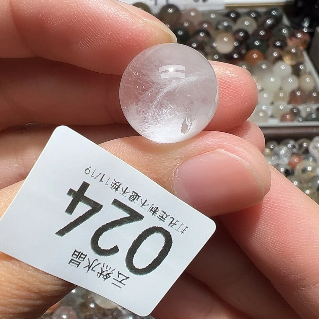 我***了珠宝半成品水晶14K金镶嵌