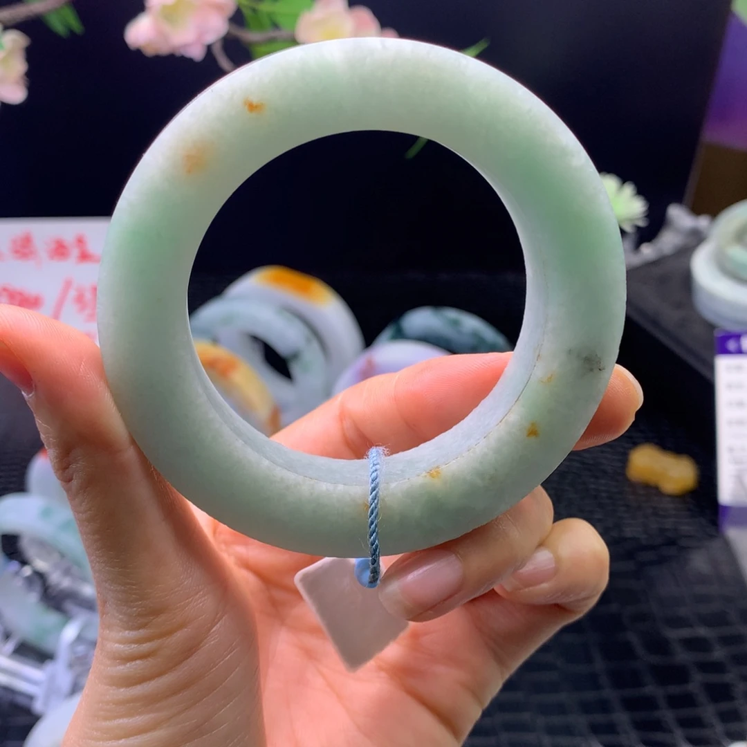 定制翡翠未镶嵌手镯56-65