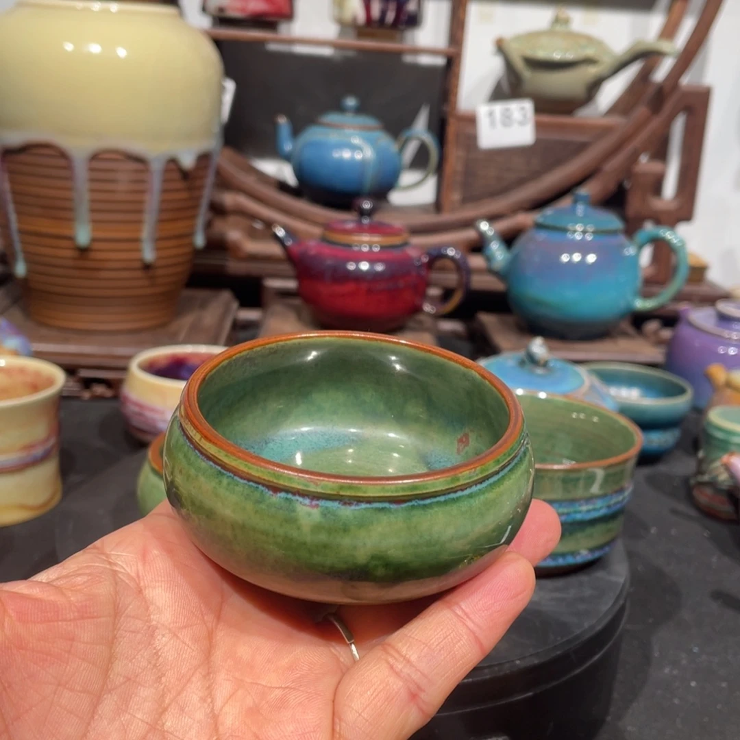 徐***堂中国神后钧瓷茶器