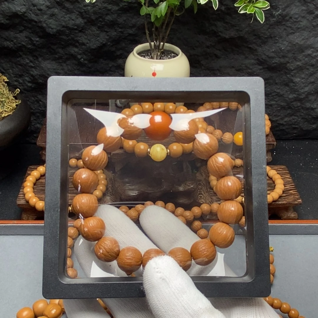 将***军手串猴头核桃聚宝盆