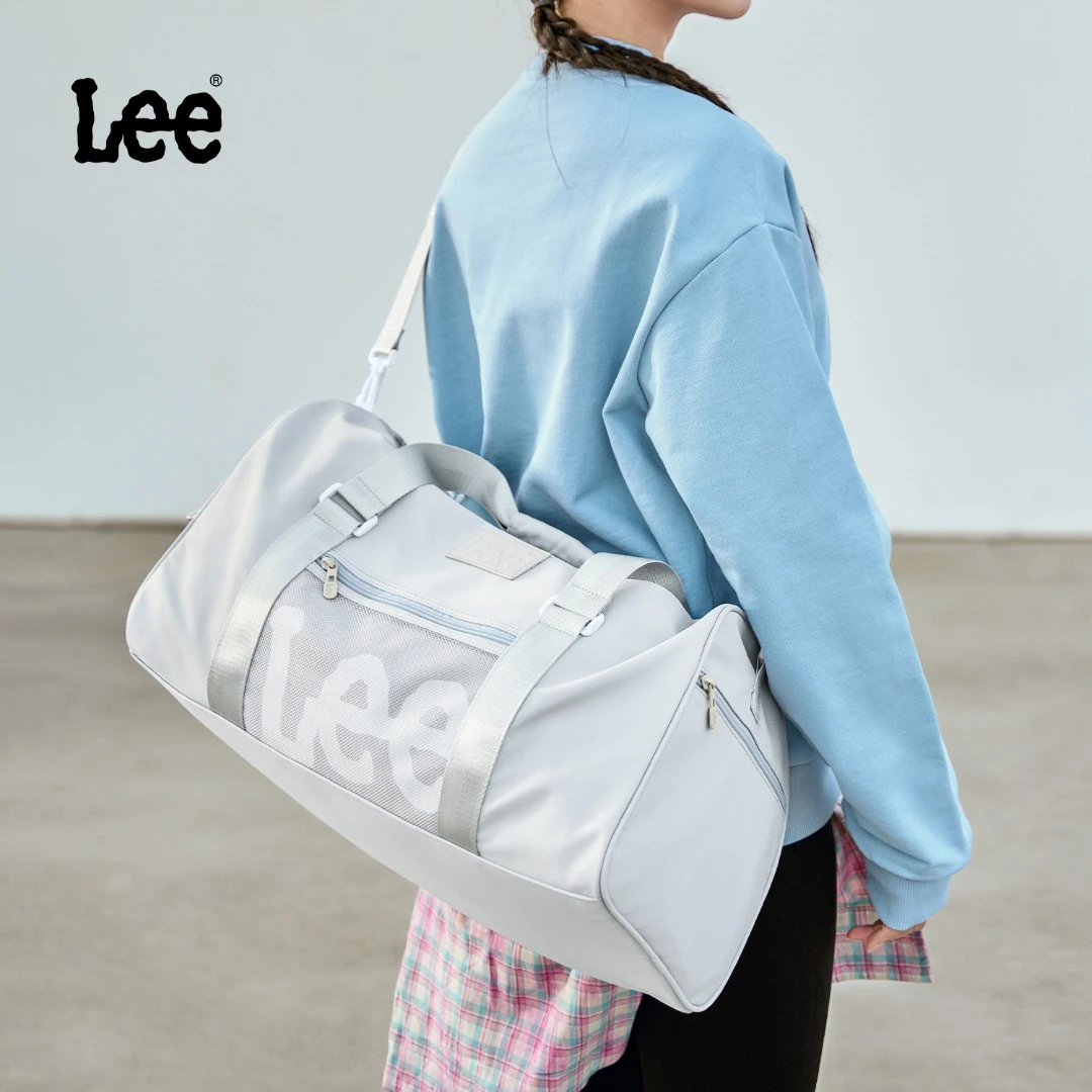 【海盐灰必入】Lee户外休闲旅行包多功能大容量健身包女干湿分离