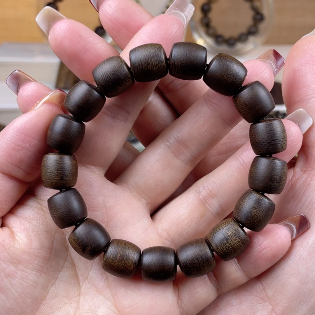 沉香手串山**哥越南芽庄白奇楠